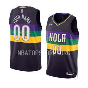 Custom New Orleans Pelicans 2022-23 City Edition Jersey